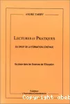 Lectures et pratiques du droit de la formation continue