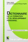 Dictionnaire de la formation et du développement personnel