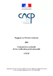 Commission nationale de la certification professionnelle - Rapport au Premier ministre 2014