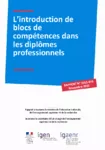 L'introduction de blocs de compétences dans les diplômes professionnels