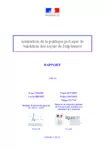 Evaluation de la politique publique de validation des acquis de l'expérience. Rapport