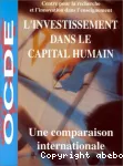 Investissement dans le capital humain (L')