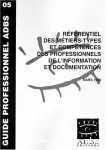 Référentiel des métiers-types et compétences des professionnels de l'information et documentation