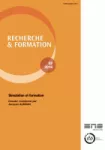 Recherche et formation, n°82 - janvier 2018 - Simulation et formation