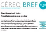 Céreq bref, n°361 - février 2018 - D'une génération à l'autre : l'inquiétude des jeunes en question