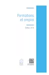 Formations et emploi. Edition 2018