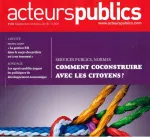 Acteurs publics, n°135 - septembre 2018 - Services publics, normes : comment coconstruire avec les citoyens ? (dossier)