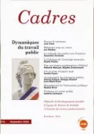 Cadres CFDT, n°478 - septembre 2018 - Dynamiques du travail public