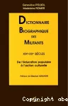 Dictionnaire biographique des militants