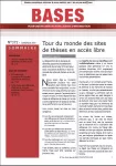 Bases, n°372 - juillet-août 2019 - Tour du monde des sites de thèses en accès libre 