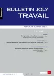 Bulletin Joly travail, n°11 - novembre 2019 - Entreprise et droit de l'environnement (dossier)