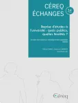 Céreq échanges, n°14 - février 2020 - Reprise d'études à l'université : quels publics, quelles finalités ?