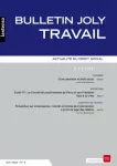 Bulletin Joly travail, n°5 - mai 2020 - Crise sanitaire et droit social (dossier)