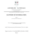 Rapport d'information déposé par la commission des finances, de l'économie générale et du contrôle budgétaire relatif à l’intégration professionnelle des demandeurs d’asile et des réfugiés