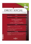 Droit social, n°12 - décembre 2020 - Centenaire de l'indemnisation des maladies professionnelles