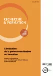 Recherche et formation, n°93 - avril 2021 - L’évaluation de la professionnalisation en formation