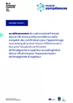 Rapport relatif au référencement du Cadre national français des certifications professionnelles au Cadre européen des certifications pour l’apprentissage tout au long de la vie et à l’auto-référencement du Cadre français de certification de l’enseignement supérieur au Cadre général des certifications pour l’espace européen de l’enseignement supérieur