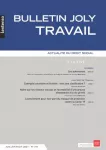 Bulletin Joly travail, n°7-8 - juillet-août 2021 - Les autonomes