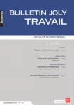 Bulletin Joly travail, n°12 - décembre 2021 - Regards croisés sur le coemploi