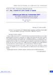 Adhésion par lettre du 14 décembre 2021 de l'UNSA à la convention collective nationale ainsi qu'à l'ensemble de ses textes attachés