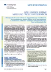 Note d'information - CEDEFOP, n° 2022 02 - février 2022 - Une grande estime mais une faible participation