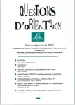 Questions d'orientation, n°1 - mars 2022 - Actes de la journée du GREO : marxisme, psychologie et orientation au XXe siècle