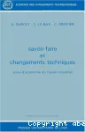 Savoir-faire et changements techniques