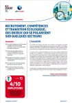 Éclairages et synthèses, n°72 - juin 2022 - Recrutement, compétences et transition écologique : des enjeux qui se polarisent sur quelques secteurs