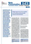 Note d'information du SIES, n°22.08 - octobre 2022 - Faible impact de la crise sanitaire sur l’insertion professionnelle à trois ans des docteurs