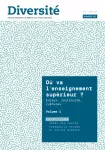 Diversité, n° 202 - mai-juillet 2023 - Où va l'enseignement supérieur ? Enjeux, continuité, ruptures