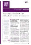 Liaisons sociales quotidien, n°100 - 2 juin 2023 - Requalification CDD en CDI