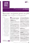 Liaisons sociales quotidien, n° 124 - 7 juillet 2023 - Recruter un jeune pour un job d'été