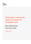 Observatoire national des emplois et métiers de l’économie verte : bilan d’activité 2022, orientations 2023 - Rapport