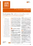 Liaisons sociales quotidien, n°9 - 12 janvier 2024 - Loi plein emploi Handicapés