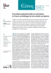 Céreq bref, n° 450 - mars 2024 - Formation professionnelle en entreprise, la France se distingue de ses voisins européens