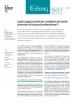 Céreq bref, n° 454 - juillet 2024 - Quels rapports entre les conditions de travail présentes et le passé professionnel ?