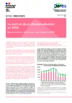 Le contrat de professionnalisation en 2023 : des entrées en diminution par rapport à 2022
