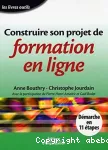 Construire son projet de formation en ligne