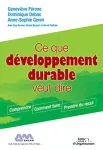 Ce que développement durable veut dire