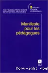 Manifeste pour les pédagogues