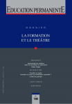 Théâtre et permanence de la formation : pour une éthique de la présence