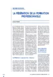 Des propositions : la Fédération de la formation professionnelle