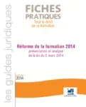 Réforme de la formation 2014