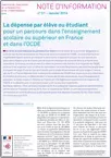 La validation des acquis de l'expérience (VAE) dans les établissements d'enseignement supérieur en 2013