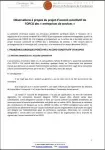 Observations à propos du projet d’accord constitutif de l’OPCO des « entreprises de services »