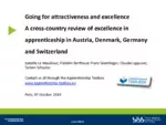 Going for attractiveness and excellence : A cross-country review of excellence in apprenticeship in Austria, Denmark, Germany and Switzerland