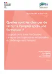 Quelles sont les chances de retour à l’emploi après une formation ?