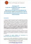 Le prix de « la liberté de choisir son avenir professionnel » Observations à propos d’un amendement du gouvernement relatif au financement du CPF et aux propositions des partenaires sociaux dans ce même domaine