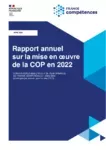 Rapport annuel sur la mise en œuvre de la COP en 2022 - Convention d’Objectifs et de Performance de France compétences - 2020-2022 (prolongée par avenant pour l’année 2023)