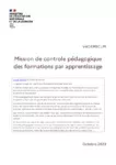 Mission de contrôle pédagogique des formations par apprentissage : vademecum